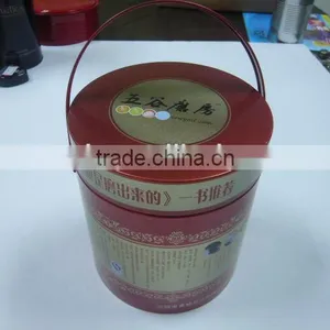 Metal Round Handle Bucket for Health Food Power thumbnail-1