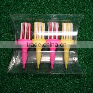Colorful Golf Tee With Brush thumbnail-1