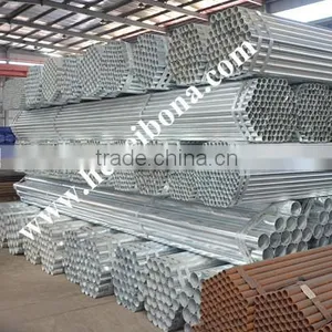 ERW Hot Dipped Zinc Coating Welded Round Carbon Galvanized Steel Pipes thumbnail-3