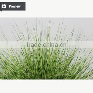 Artificial Potted Grass Synthetic Onion Grass in Pot Weed Grass Pots Plant thumbnail-3