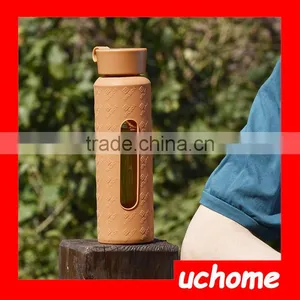 UCHOME Clear Empty Glass Water Bottles Sports Drinking Bottles Automotive Glass Bottles thumbnail-2