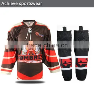 100% Polyester Dry Fit Ice Hockey Wear,custom Hockey Socks thumbnail-4