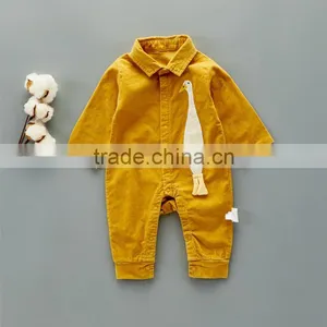 Pure Colour Swan Applique Formal Jumpsuits for Babies Party Wear thumbnail-3