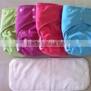 4 Layers Diaper Insert;2 Layers Bamboo,2 Layers Microfiber Reusable Diaper Insert thumbnail-3