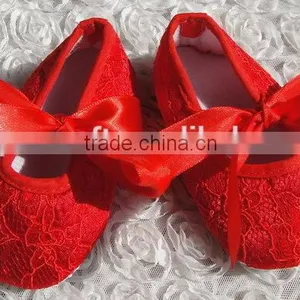 Baby Shoes Newborn Baby Cotton &lace Caucal Shoes Baby Walker thumbnail-1