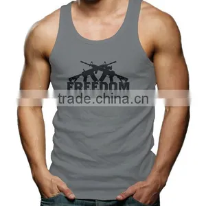 China Custom Gym Stringer Tank Top,blank Gym Mens Stringer Singlet Wholesale thumbnail-4