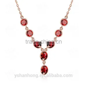 Rose Gold Long Sweater Fashion Chain Neaclaces thumbnail-2