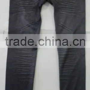Hot Sell Printed Denim Style Ladies Seamless Pants thumbnail-1