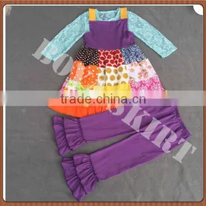 Easter Day New Arrival! Girls Holiday Remake Ruffle Outfits Baby Girl Outfit Kids Clothing Baby Girl Cute Spring Outfits thumbnail-6
