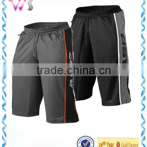 Custom Mens Shorts Sports Gym Loose Fit Body Building Mesh Running Shorts thumbnail-1