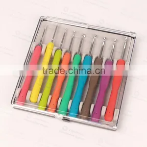 High Quality Crochet Hook Kit TPR Thermoplastic Rubber Crochet Hook thumbnail-1