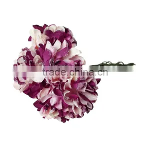 Paper Artificial Chrysanthemum Flower Decoration Millinery Purple 9.0cm(3 4/8"), 1 Packet(Approx 144 PCs/Packet) thumbnail-1