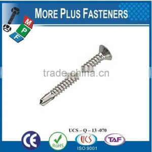 Made in Taiwan Philips Recess Flat Head Countersunk Self Drilling Screw Stainless Steel of Carbon Steel Zinc Plated OrPhosphated thumbnail-6