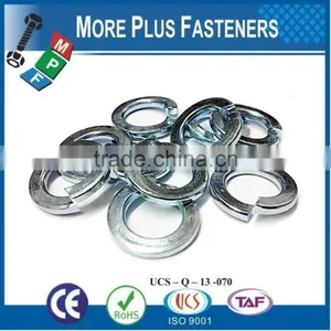 Made in Taiwan Galvanized Steel Spring Lock Washer thumbnail-1