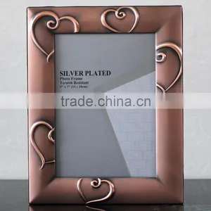 Factory Best Selling New Style Love Heart Photo Frame for Coppery Plated Photo Frame KJJ-2 thumbnail-1