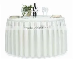 Table Skirting With Pleats From China Factory thumbnail-1