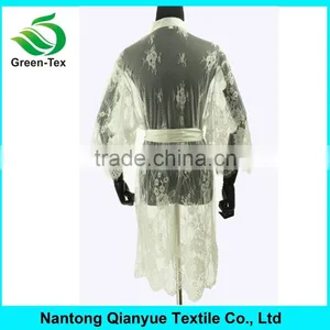 Fancy Wholesale Women Sexy Lace Bridal Bathrobe thumbnail-3