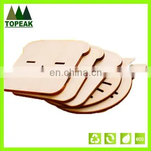 Shopping Websites Hot Selling Customized Cute Cartoon Animal Design Wooden Coasters thumbnail-2