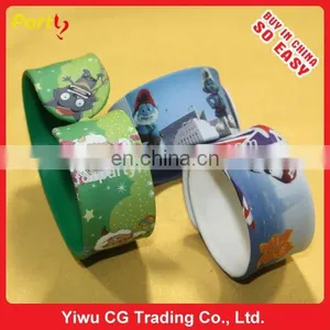 CG-BR074 Cartoon Silicone Slap Bracelet thumbnail-1