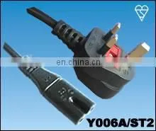 Uk Power Cord Moulded Plug Fused 5AMP CABLE SASO thumbnail-1