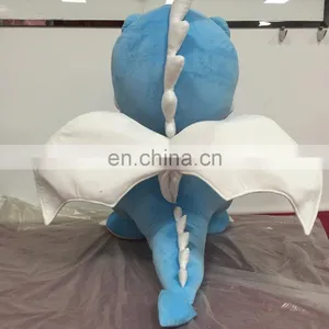 HI EN71 Standard Wholesale Customized Blue Giant Dinosaur Plush Toys thumbnail-5