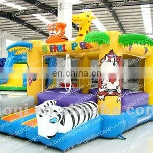 2015 AOQI New Style Colorful Animal Inflatable Bouncer for Kids Bouncing With Free EN14960 thumbnail-1