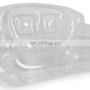 Crystal Clear Inflatable Couch thumbnail-1
