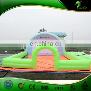Green Inflatable Stage With Movie Screen Inflatable Customized Screen thumbnail-1