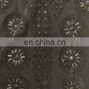 Women's Black Lycra(Stretchable) Diamond Stone Work Islamic Burqa / Casual Daily Wear Islamic Burkha For Women thumbnail-3