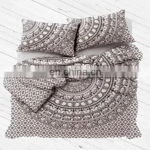 Wholesale Duvet Covers Indian Cotton Duvet Cover Luxury Bedding Collection Queen Duvet Cover thumbnail-3