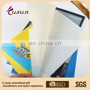 Clear pp Material Custom Logo Printed Sheet Protector Folder thumbnail-6