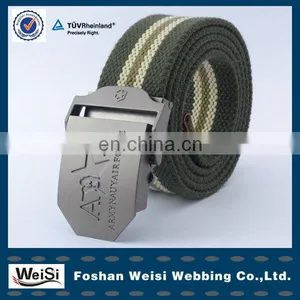 Cheap Fashion Woven Fabric Webbing Designer Mens Belt thumbnail-1