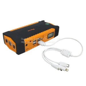 Pourio High Capacity Starting Device Booster 600A 12V Portable Car Jump Starter thumbnail-1