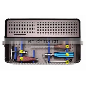 China Manufacture Bone Surgery Instruments Small Fragment Locking Plates Instruments Set Orthopedic Surgical Implants thumbnail-4