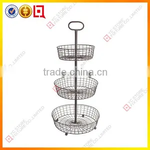 Round Tier Kitchen Vegetable Storage Rack thumbnail-1