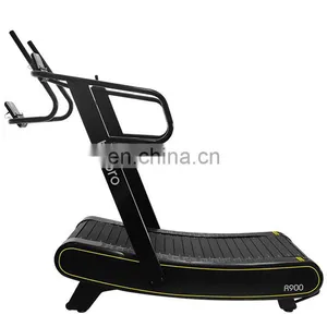 Wholesale Price New Arrival Manual Commercial Curved Treadmill Self-powered Air Runner Woodway Treadmill thumbnail-2