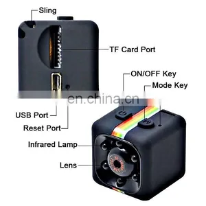 Hot Selling 960P Wireless Security Hidden Camera Mini Camera SQ11 thumbnail-5