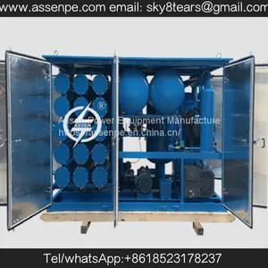 ASSEN SIEMENS PLC ASSEMBLED HI-VACUUM TRANSFORMER OIL REGENERATION PLANT thumbnail-1