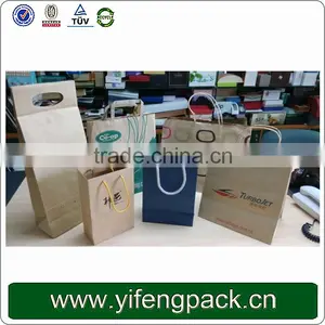 Factory Supplier Wholesale Craft Gift Paper Bag With Logo thumbnail-2