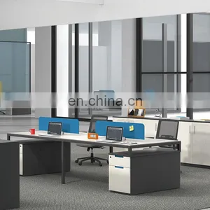 Contemporary Luxury Office Furniture White Manager Desk Executive Modern Computer Office Desk With Drawer thumbnail-5