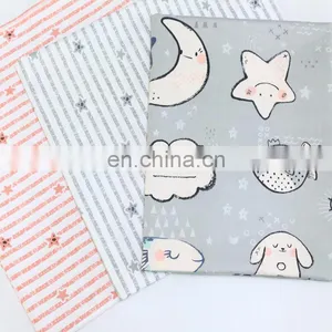 Cartoon Star Rabbit Cloth Fabric Cotton Bed Sheet Fabric Quilt Cover Twill Fabricc thumbnail-1
