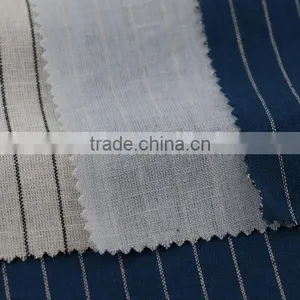 Stripe Fabric,yarn Dyed Fabric for Pants,linen Cotton Fabric thumbnail-1