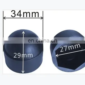 17mm 21mm Nut Cover ca p for M6 Bolt Hex Bolt Plastic ca p Hex Socket Cover ca ps thumbnail-2