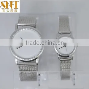 Men Watch Personalized Sublimation Blank Watch Stainless Steel Mesh Band Watch thumbnail-1