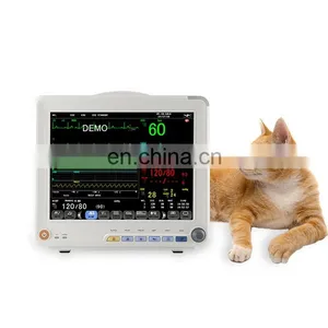 Portable 12.1 Inch Multiparameter Portable Vet Animal Vital Sign Clinic Monitors for Veterinary thumbnail-2