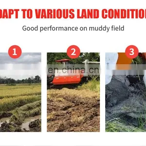 YAZU Good Quality Combine Rice Harvester Implements Optional thumbnail-5