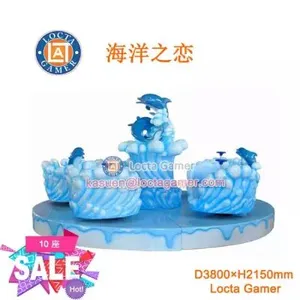 Sun Yat-sen, Guangdong Tai le Recreation Small and Medium-sized Indoor and Outdoor Waterproof FRP Electric Ocean Love Rotating Coffee Cup Rotation Revolution thumbnail-1