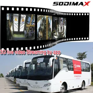 H.265 HDD 4CH 8CH GPS Mobile NVR WIFI AHD IP Cameras NTSC thumbnail-4