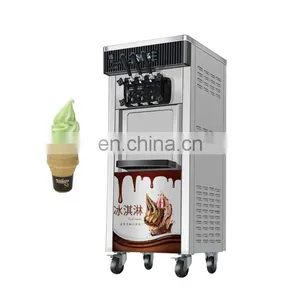 Hot Sale High Quality Wholesale Commercial Stand & Table Top Ice Cream Machine 3 Flavor Soft Serve Ice Cream Maker Machine thumbnail-2
