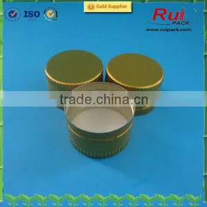 Hot Sale Wine Bottle Cap Aluminum Screw Cap for Whisky Wine Vodka Golden Aluminum ROPP Cap for Beer IN STOCK thumbnail-1